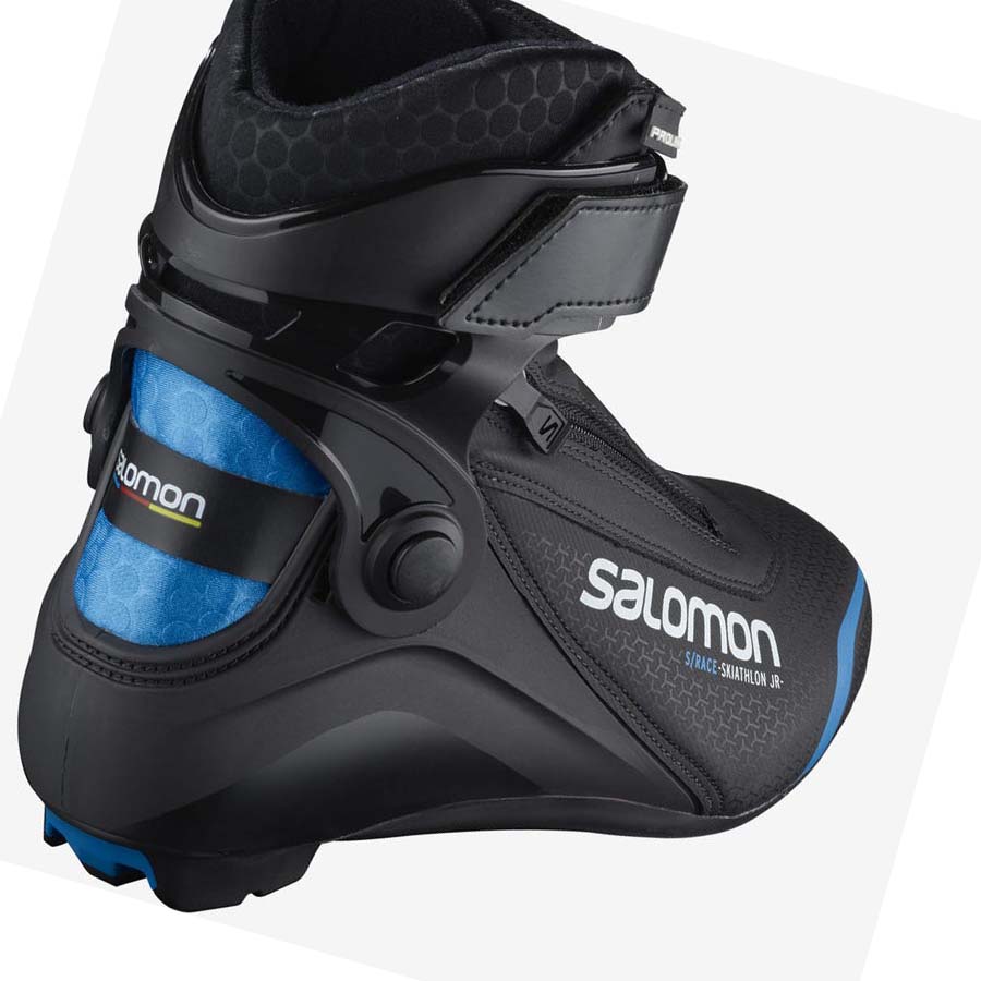 Botas Esqui Salomon S/RACE SKIATHLON JUNIOR PROLINK Niños Negros Azules | MX 2019UZG